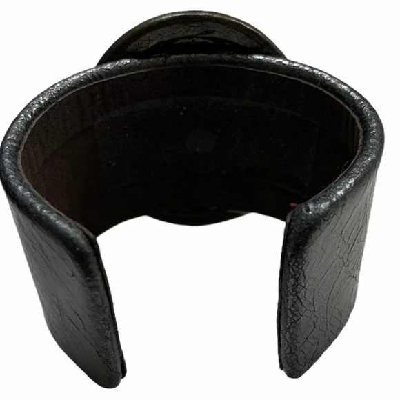 Leather Cuff Bracelet - Picture 3 of 4